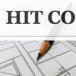 Detailed image of a black pencil resting on architectural blueprints, ideal for design and planning themes.